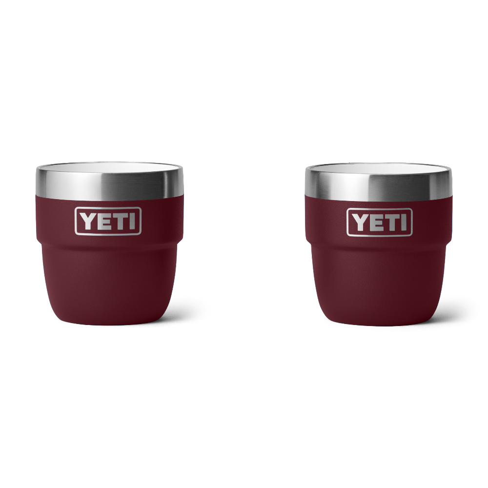 Rambler 4 oz Cups (2 Pack) in color Wild Vine Red.