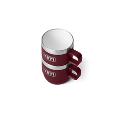 Rambler 6 oz Stackable Mugs (2 Pack) in color Wild Vine Red.