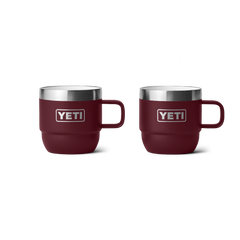 Rambler 6 oz Stackable Mugs (2 Pack) in color Wild Vine Red.