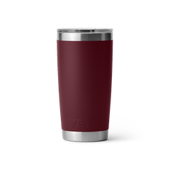 Rambler 20 oz Tumbler With Magslider Lid in color Wild Vine Red.