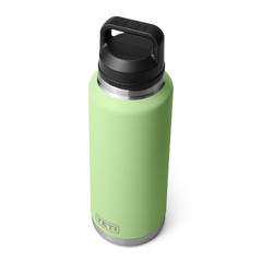 YETI Rambler 36 oz Bottle With Chug Cap in Key Lime.