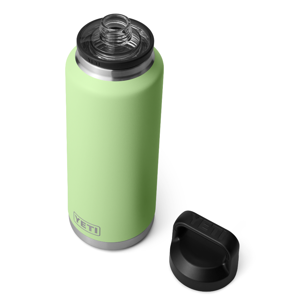 YETI Rambler 36 oz Bottle With Chug Cap in Key Lime.