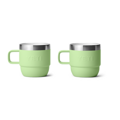 Rambler 6 oz Stackable Mugs (2 Pack) in color Key Lime.