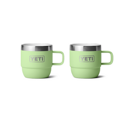 Rambler 6 oz Stackable Mugs (2 Pack) in color Key Lime.