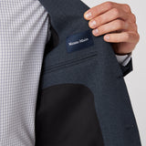 Mizzen + Main Watson Flannel Suit Jacket | Navy Gun Check