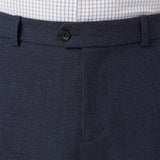 Mizzen + Main Watson Flannel Suit Pant | Navy Gun Check