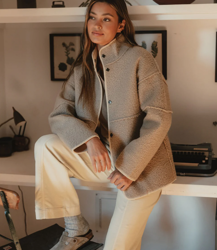 The Normal Brand Highland Fleece Snap Coat – Jake's Toggery