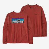 Women's Long Sleeve P-6 Logo Responsibili-Tee - Burl Red