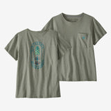 Patagonia Women's Clean Climb Bloom Pocket Responsibilli-Tee