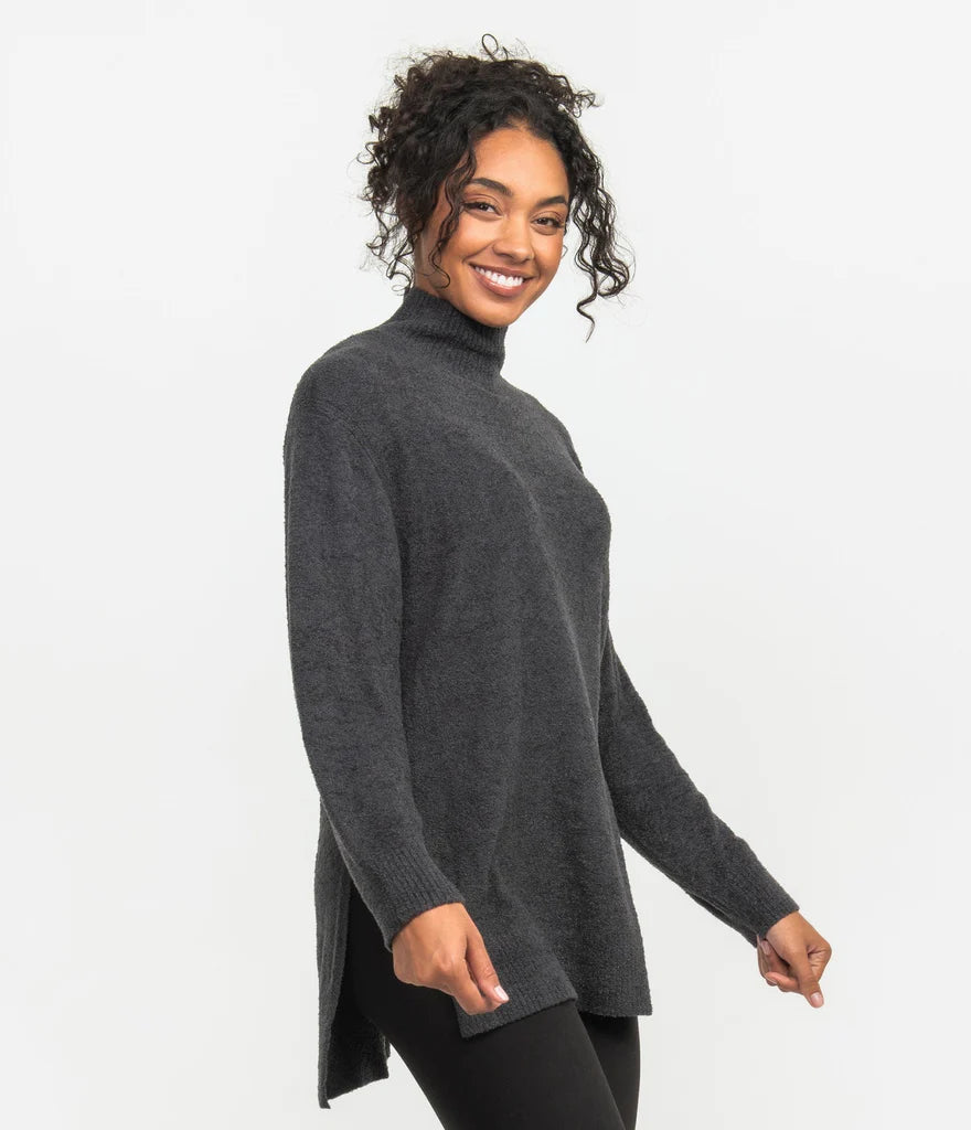 Dreamluxe Notched Turtleneck Sweater from Southern Shirt.