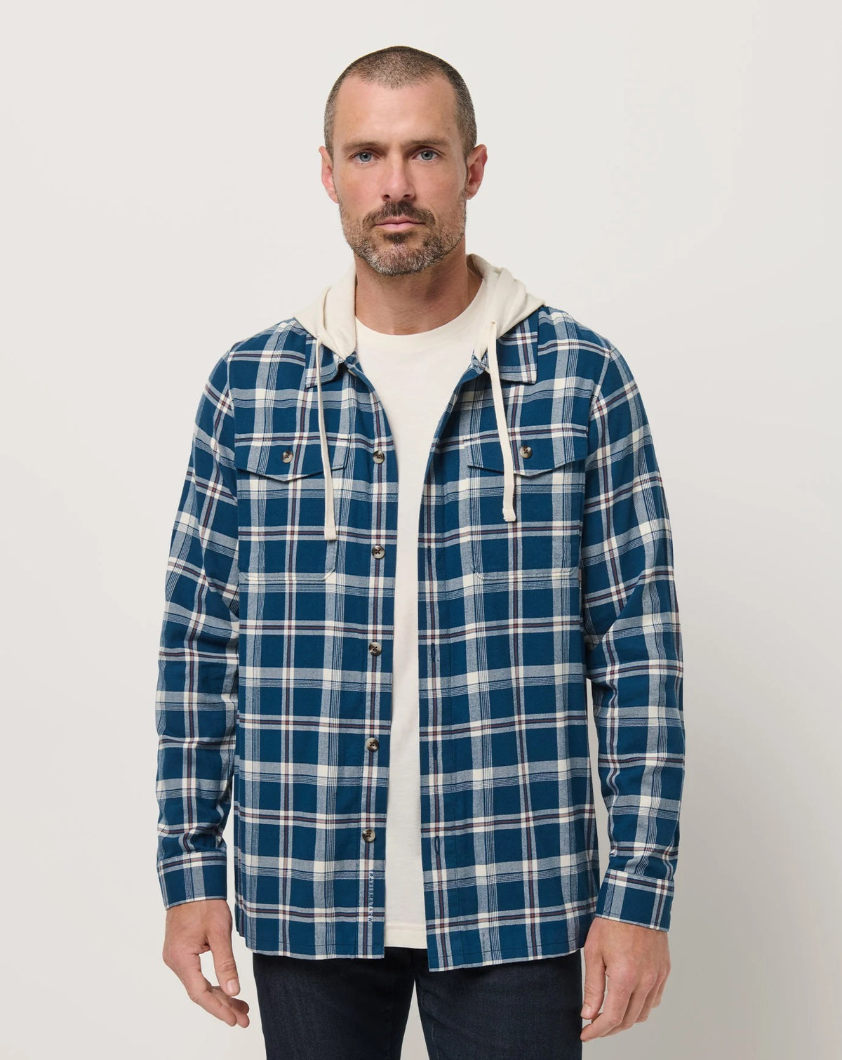 Cloud Flannel Hood