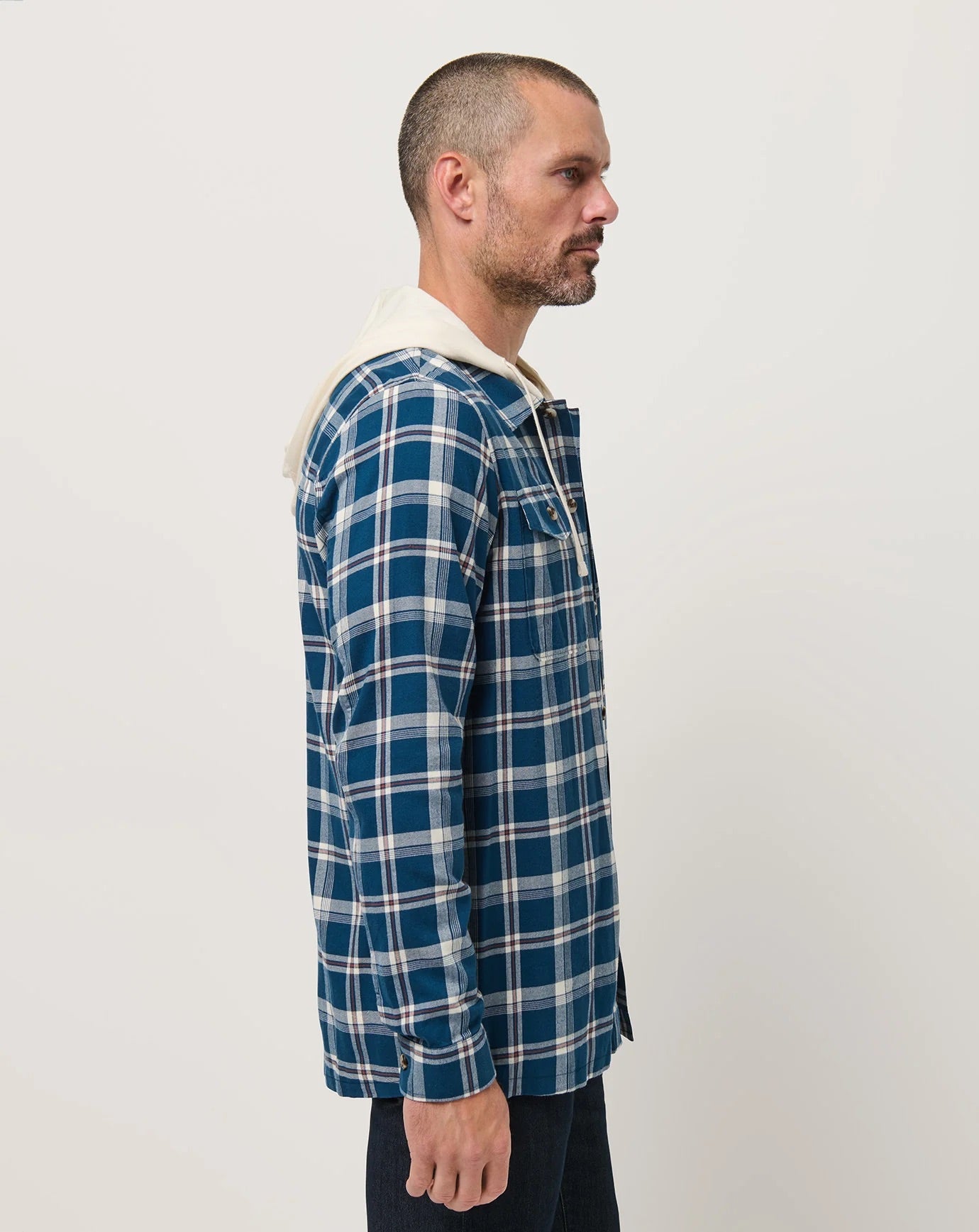 Cloud Flannel Hood