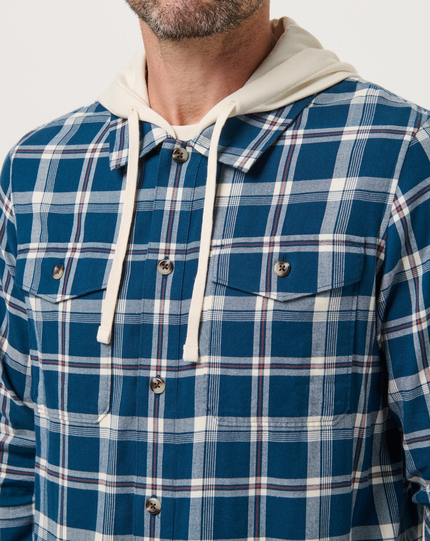Cloud Flannel Hood