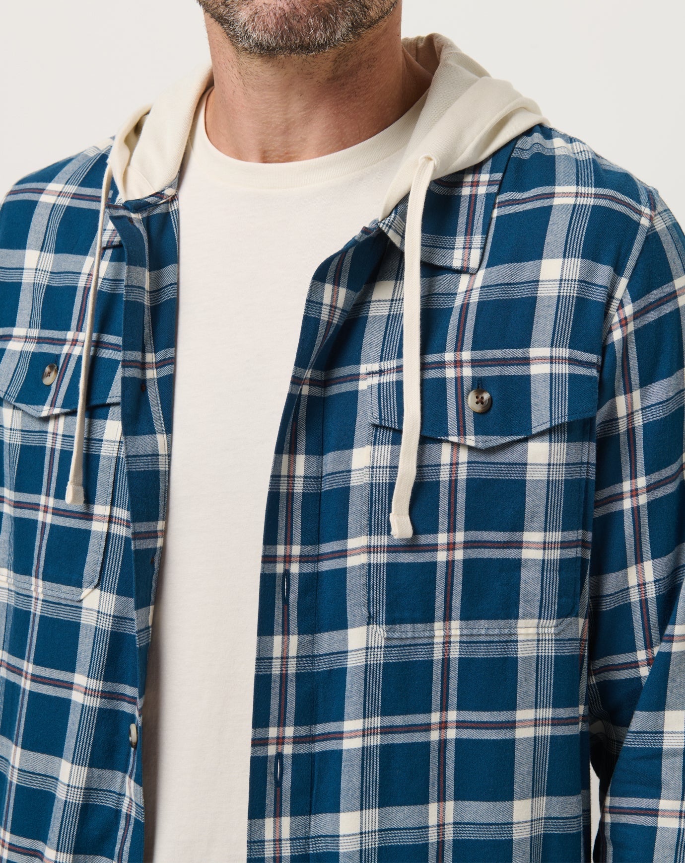 Cloud Flannel Hood