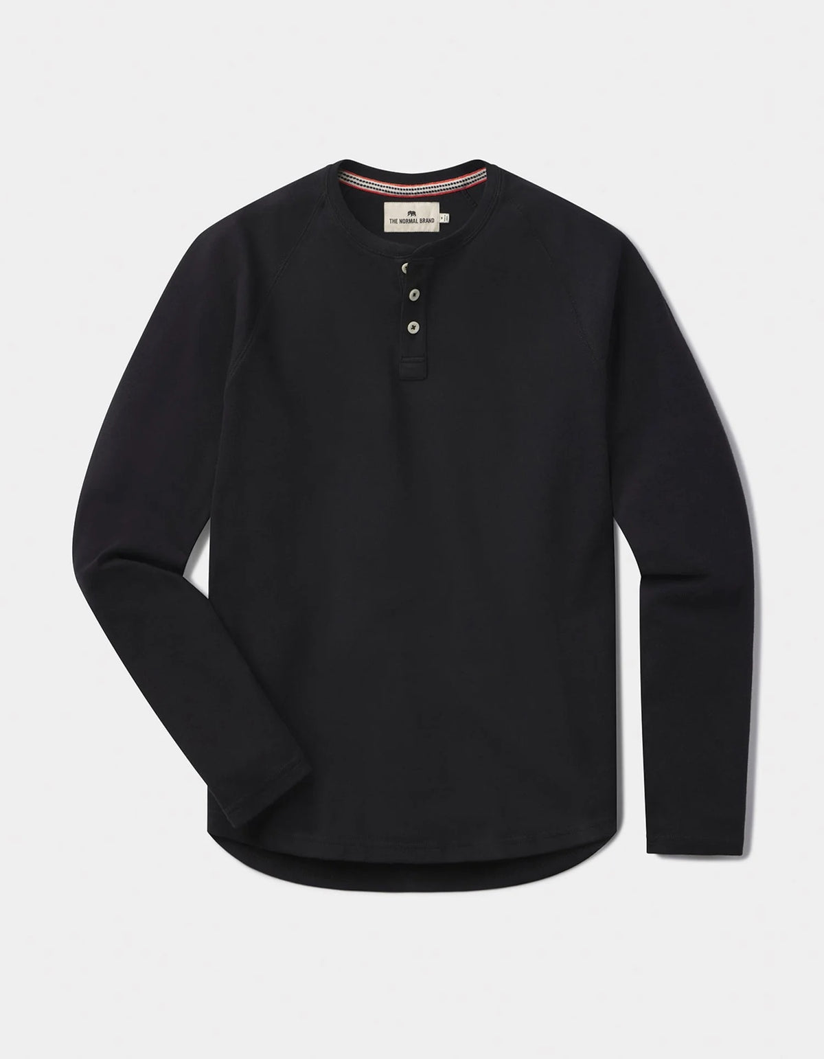 The Normal Brand Puremeso Everyday Henley | Black