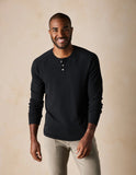 The Normal Brand Puremeso Everyday Henley | Black