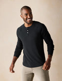 The Normal Brand Puremeso Everyday Henley | Black