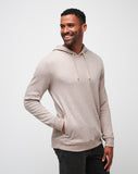 TravisMathew Cloud Waffle Hoodie | Oxford Tan