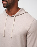 TravisMathew Cloud Waffle Hoodie | Oxford Tan