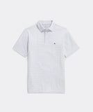 Vineyard Vines Bradley Stripe Sankaty Polo, full front view.