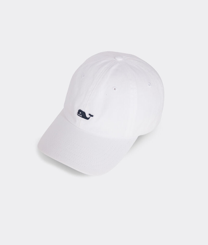 A New Classic Logo Baseball Hat in the color white.