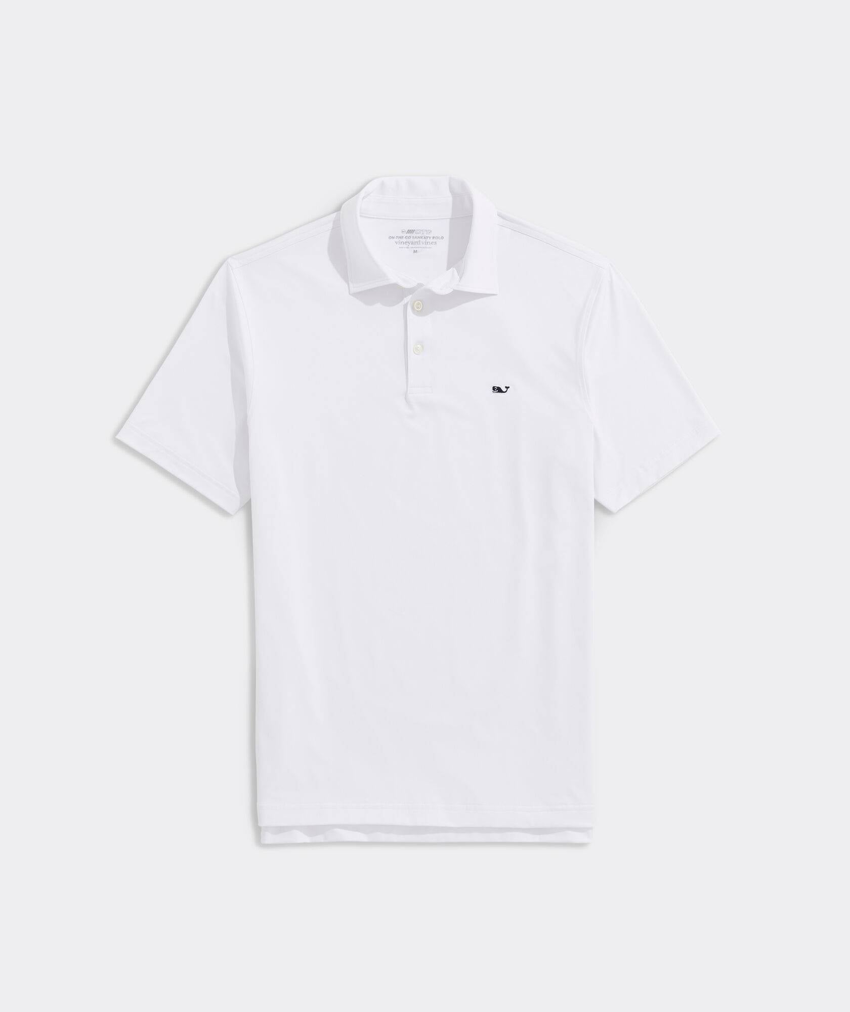 Men's Dunmore Solid Sankaty Polo, full front view.