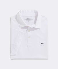 Men's Dunmore Solid Sankaty Polo, front view folded.