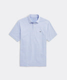 Vineyard Vines St. Jean Stripe Sankaty Polo, full front view.