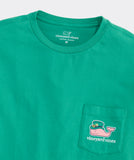 St. Patrick's Day Whale Long Sleeve Tee