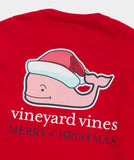 2025 Santa Whale Long Sleeve Tee