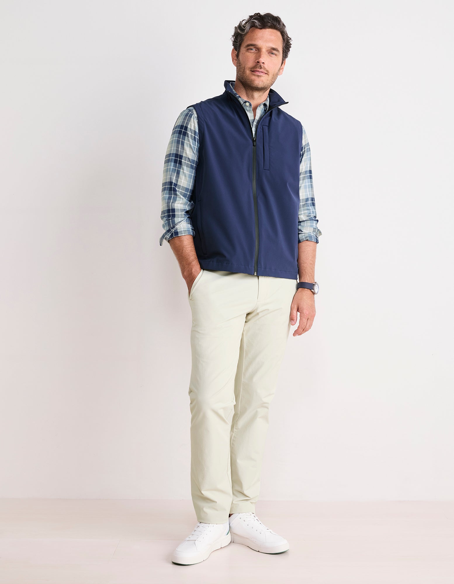 Brant Point Plaid Tech Twill Shirt