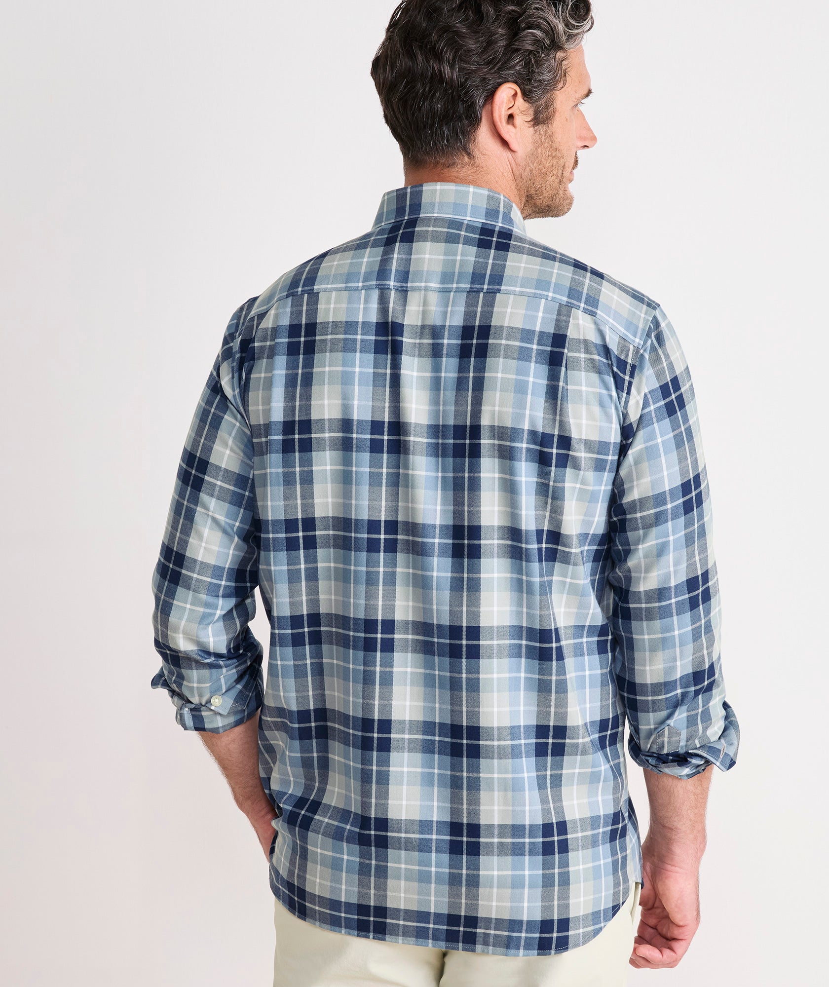 Brant Point Plaid Tech Twill Shirt