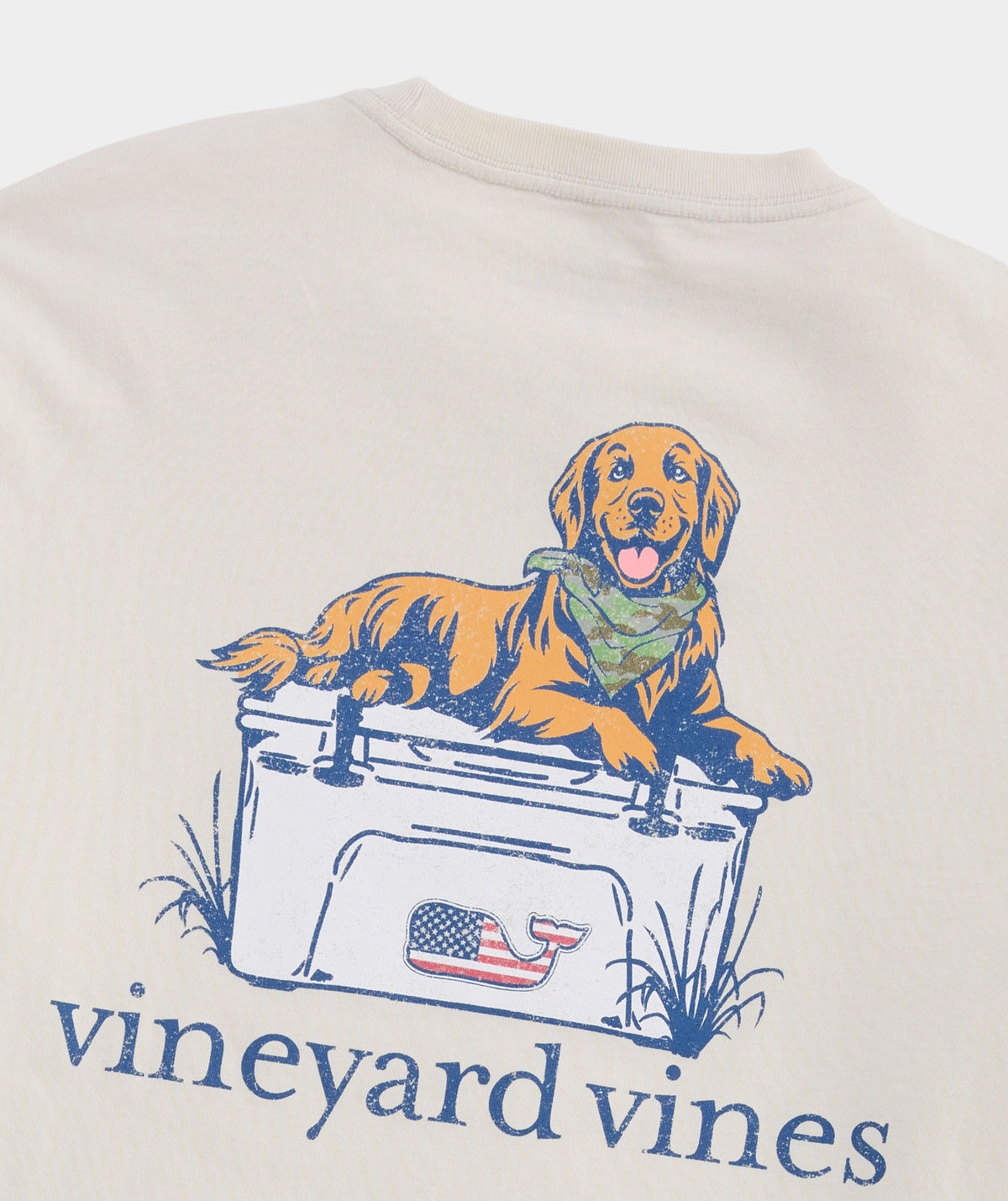 Camo Cooler Dog Short Sleeve Pocket Tee