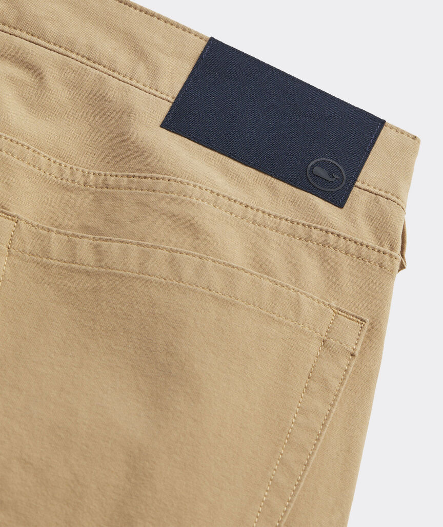 Vineyard Vines Canvas On-The-Go 5 Pocket Pant | Officer Khaki