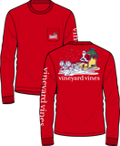 Dog Flying Presents Long Sleeve Tee