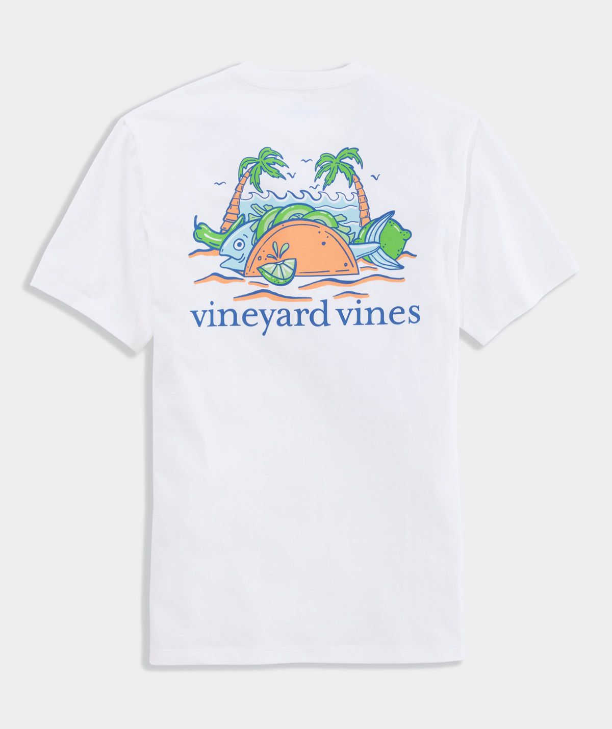 Fish Taco On The Beach Short Sleeve Tee