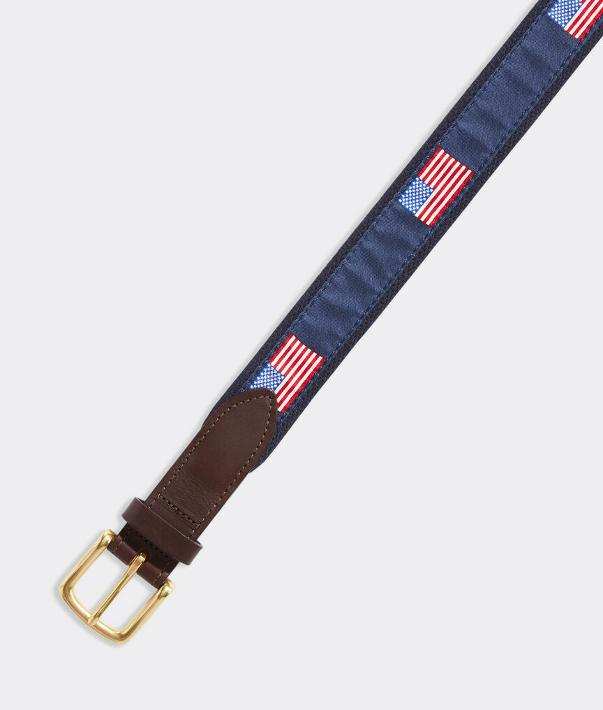 Flag Canvas Club Belt