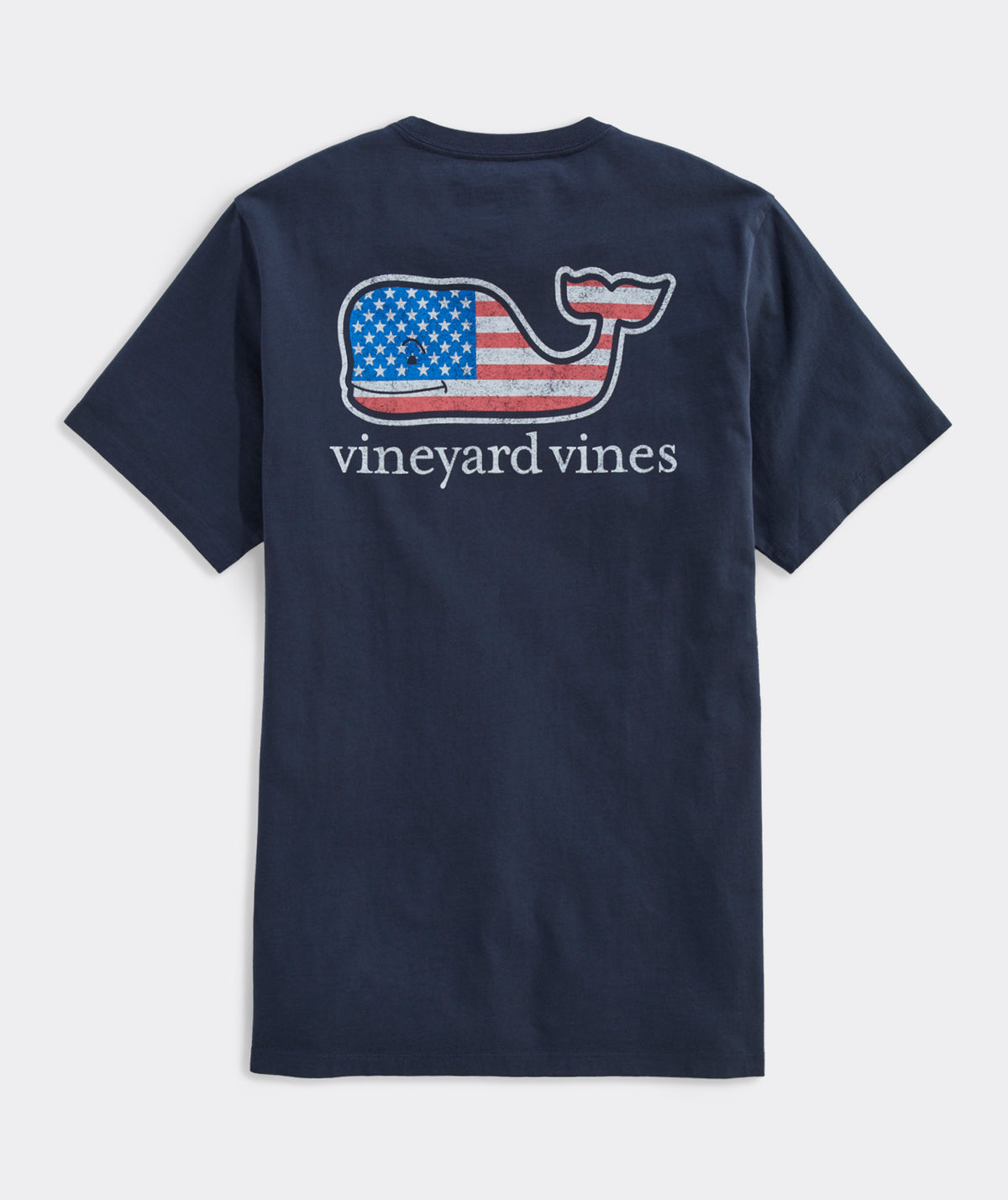 Flag Whale Short Sleeve Pocket Tee