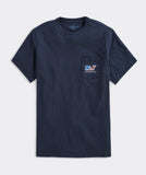 Flag Whale Short Sleeve Pocket Tee