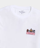 Vineyard Vines Halloween Pups Logo Box Long Sleeve Tee | White Cap