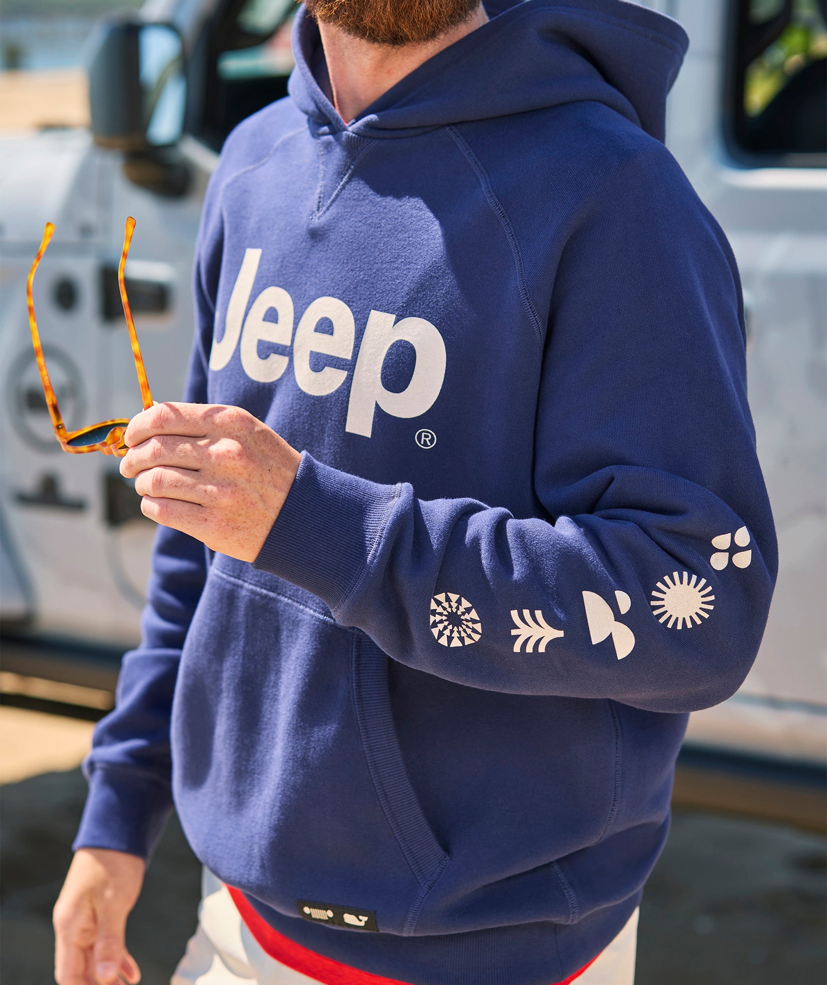 Vineyard Vines Jeep24 French Terry Hoodie | Nautical Navy