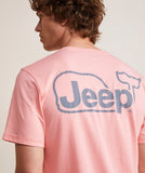 Vineyard Vines Jeep24 Whale Short Sleeve Dunes Tee | Peaches 'n Cream Heather