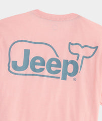 Vineyard Vines Jeep24 Whale Short Sleeve Dunes Tee | Peaches 'n Cream Heather