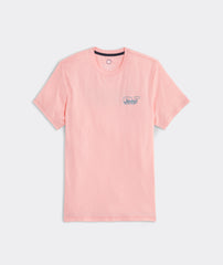 Vineyard Vines Jeep24 Whale Short Sleeve Dunes Tee | Peaches 'n Cream Heather