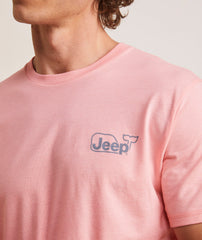 Vineyard Vines Jeep24 Whale Short Sleeve Dunes Tee | Peaches 'n Cream Heather