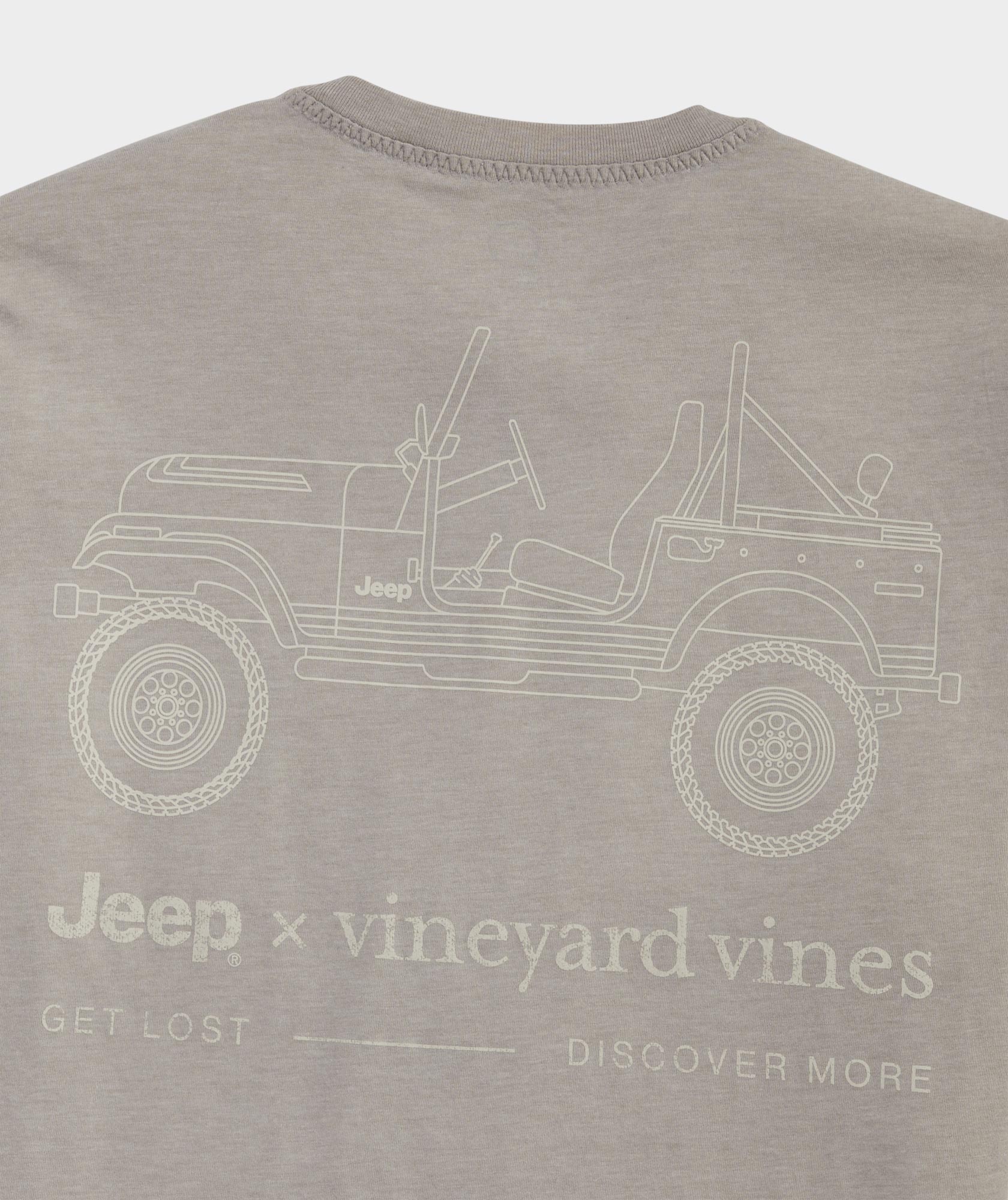 Vineyard Vines Jeep24 Wrangler Long Sleeve Dunes Tee | Paloma Heather