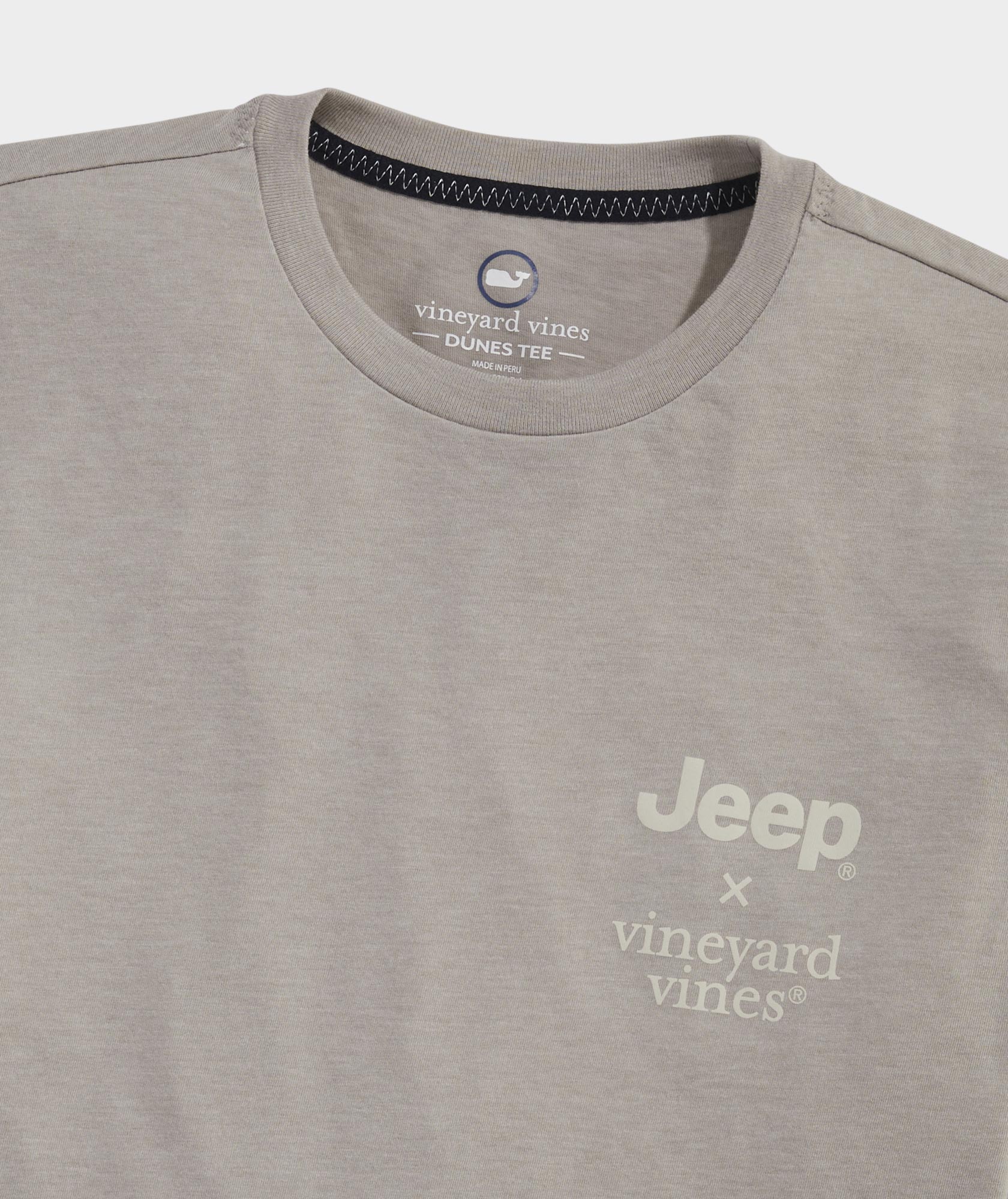 Vineyard Vines Jeep24 Wrangler Long Sleeve Dunes Tee | Paloma Heather