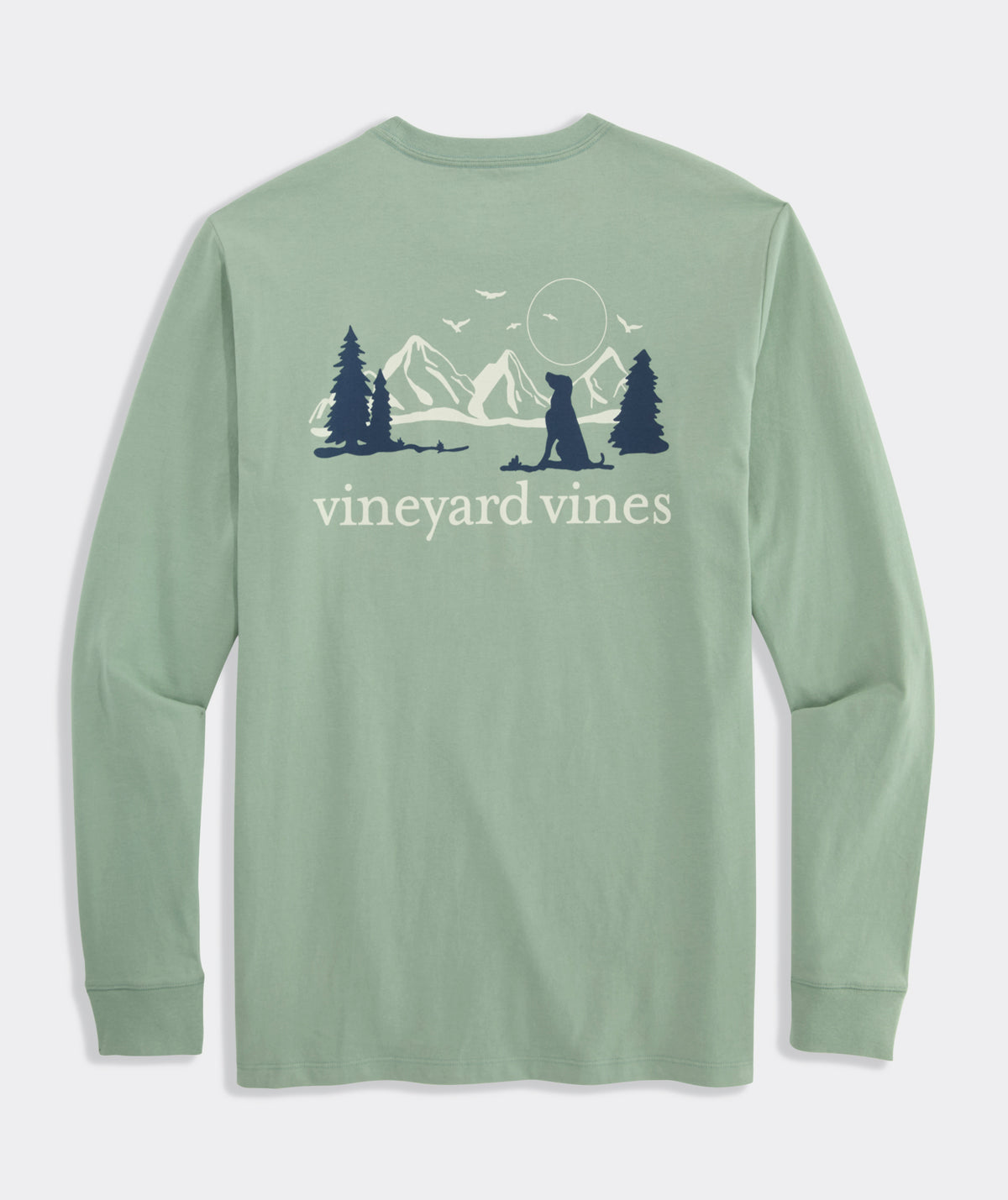 Mountain Dog Long Sleeve Pocket Tee
