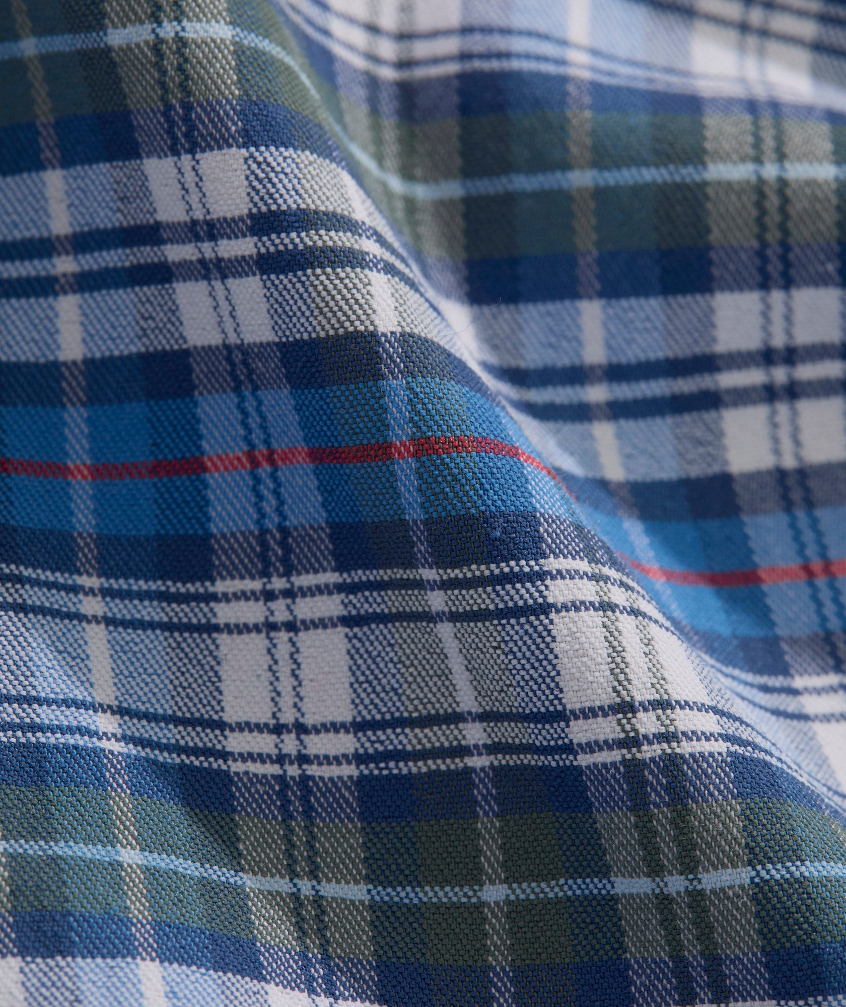 Faraway Plaid Performance Cotton Shirt