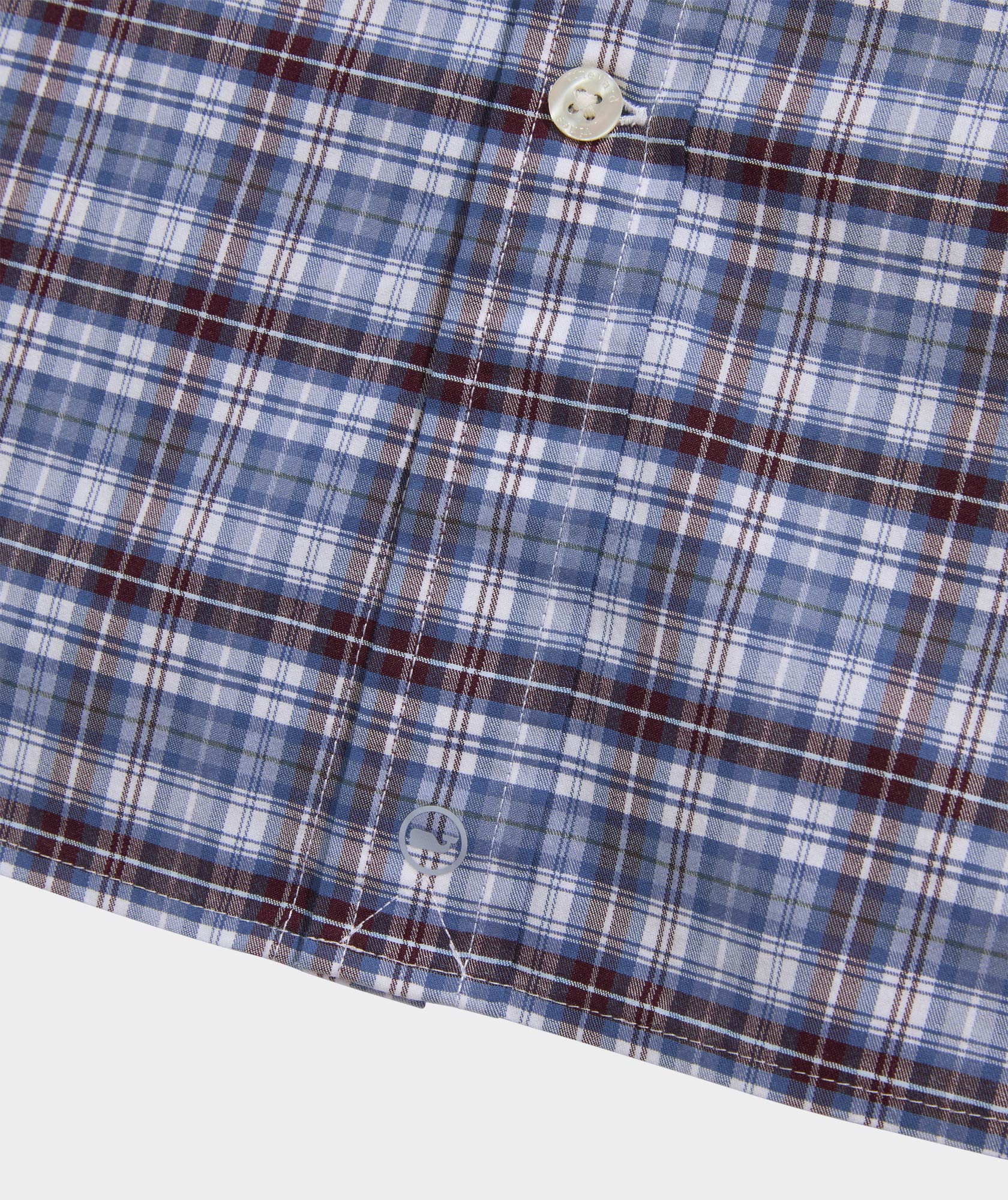 Faraway Plaid Performance Cotton Shirt